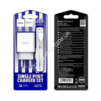 СЗУ HOCO C81A Asombroso Белый Micro-USB фото