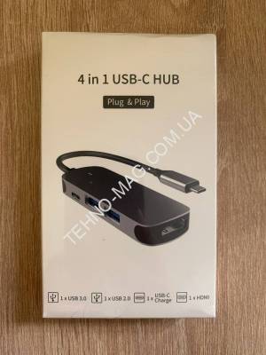 Перехідник USB-Type-C 4 in1 фото