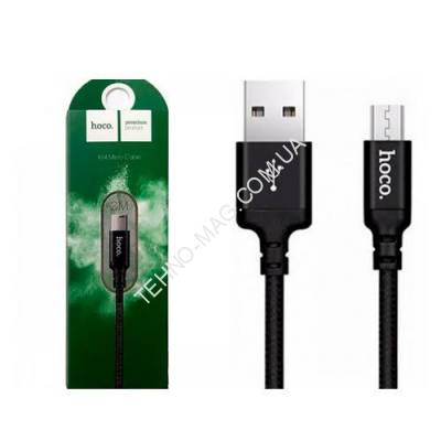 USB Кабель Hoco X14 USB -Micro (Чорний)2м фото