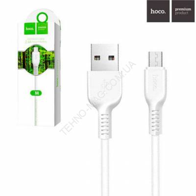 USB Кабель Hoco X20 USB -Lightning (1m) (білий) фото