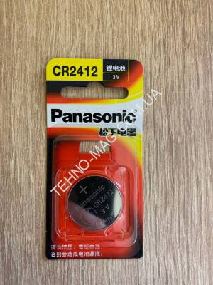 Батарейка Panasonic CR 2412 Lithium фото