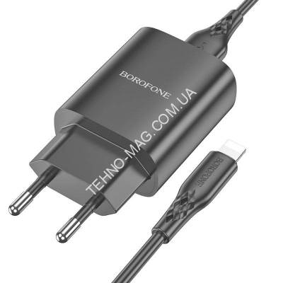 Borofone BN1 (1USB/2,1A) + USB - Lightning фото