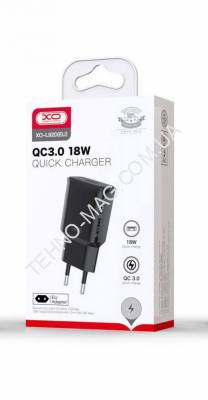 Сетевой адаптер XO L92D 1USB QC3.0 18W EU Быстрая зарядка фото