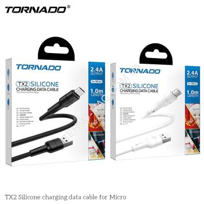  USB-L TORNADO TX2 Silicone (2.4A/1m) Micro фото