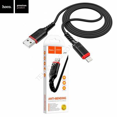 USB Кабель Hoco X59  USB-Lightning   (1m) (чорний) фото