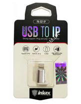 Переходник micro USB - Lightning Inkax PA-02-IP фото