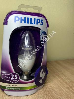 Лампочка Philips 25w E14 фото