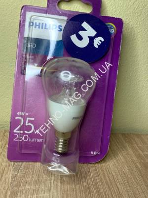 Лампочка Philips 25w E14 фото