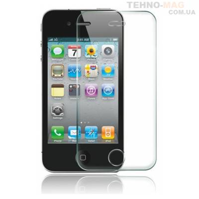 Защитное стекло iPhone 4 фото