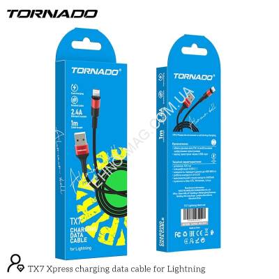 Кабель USB-L Tornado TX7 Lightning 1m фото