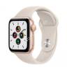 Apple Watch SE GPS 40mm Gold Aluminum Case with Starlight Sport Band фото